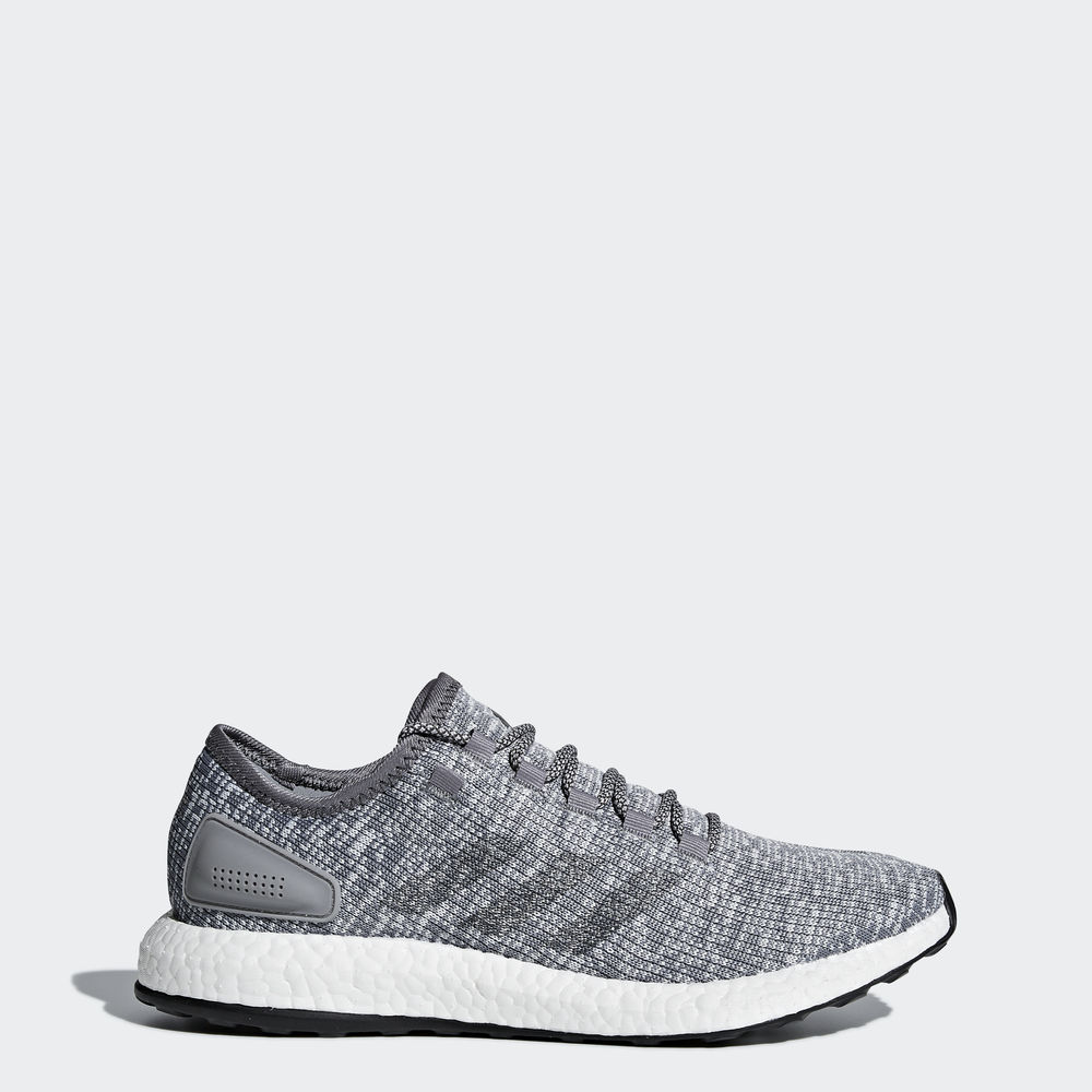 Adidas Pure Boost - παπουτσια για τρεξιμο ανδρικα - Γκρι/Βαθυ Γκρι/Γκρι,Μέγεθος: EU 36 – 54 2/3 (139